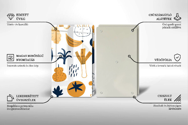 Cache plaque de cuisson Illustration de la nourriture