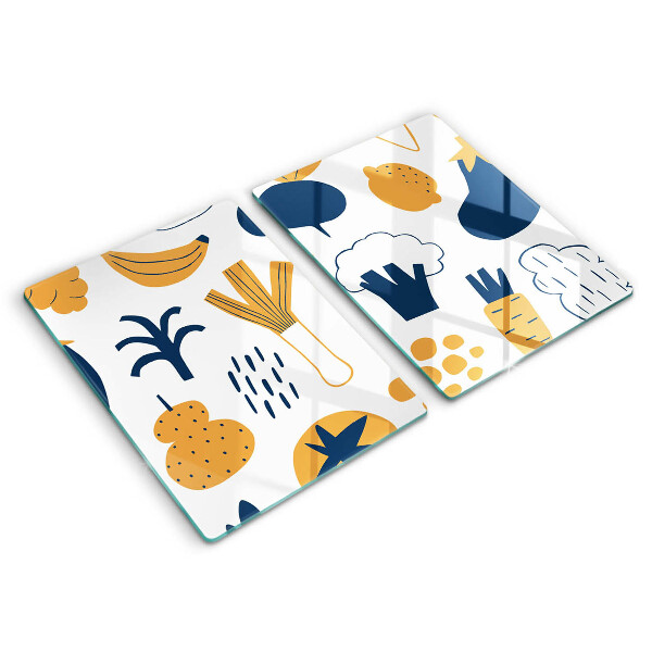 Cache plaque de cuisson Illustration de la nourriture