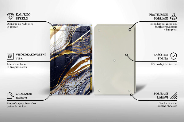 Protection plaque induction Abstraction colorée