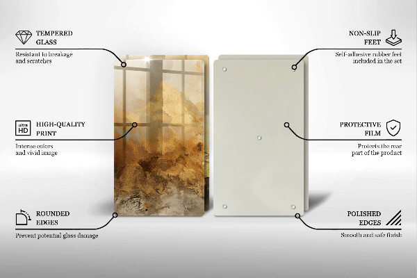 Protection plaque induction Texture riche