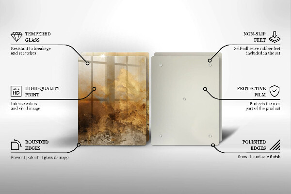 Protection plaque induction Texture riche