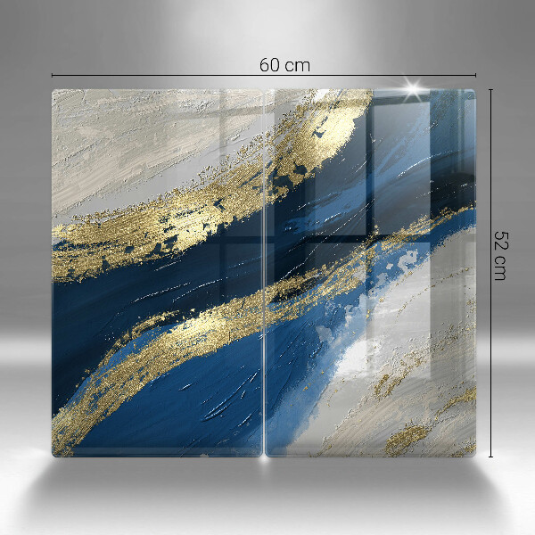 Protection plaque induction Texture avec de l'or