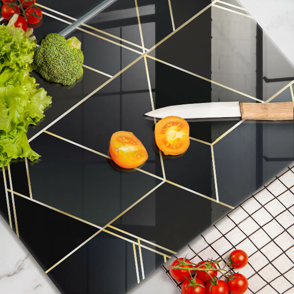 Protection plaque induction Triangles abstraits