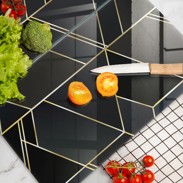 Protection plaque induction Triangles abstraits