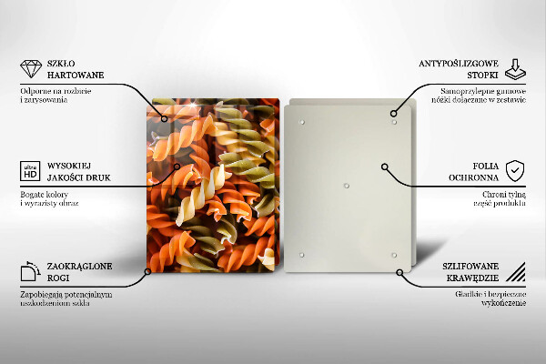 Protection plaque induction Pâtes fusilli