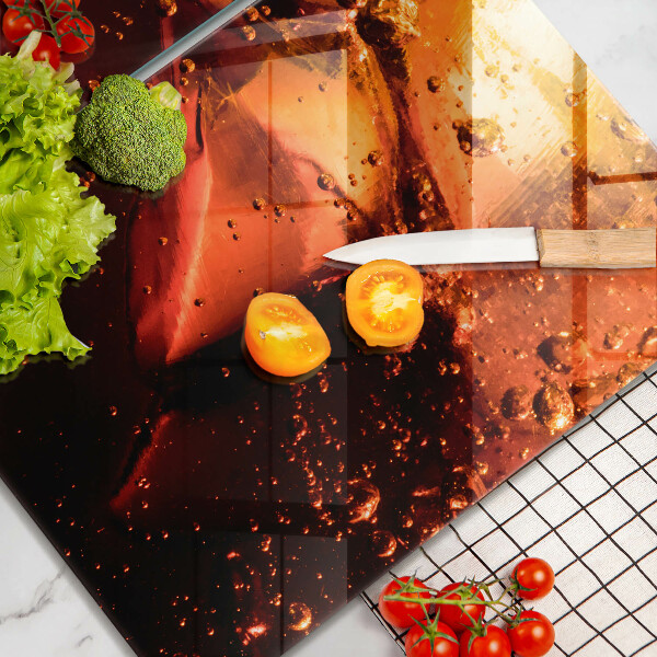 Protection plaque induction Boisson au cola avec de la glace