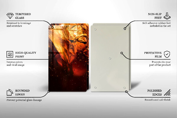 Protection plaque induction Boisson au cola avec de la glace