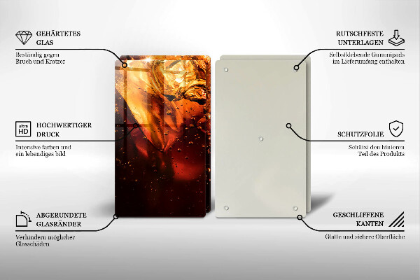 Protection plaque induction Boisson au cola avec de la glace