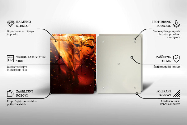 Protection plaque induction Boisson au cola avec de la glace