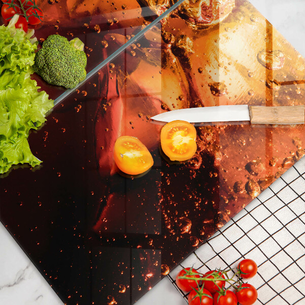 Protection plaque induction Boisson au cola avec de la glace