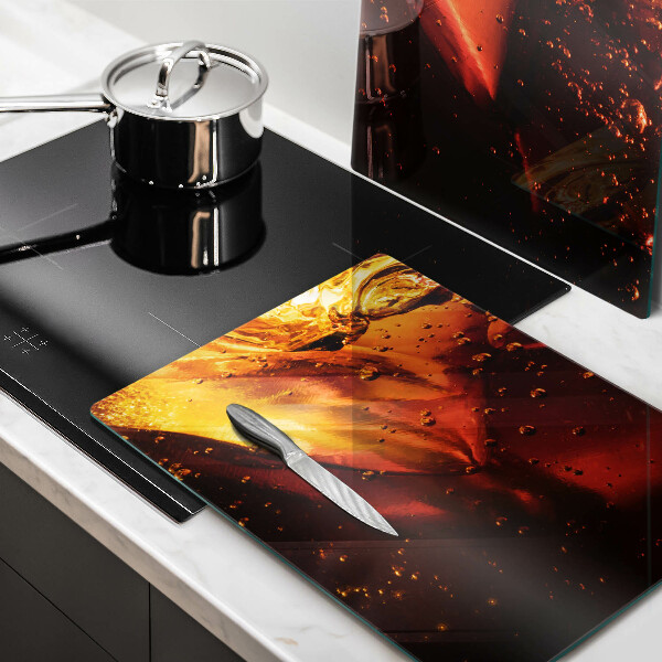 Protection plaque induction Boisson au cola avec de la glace