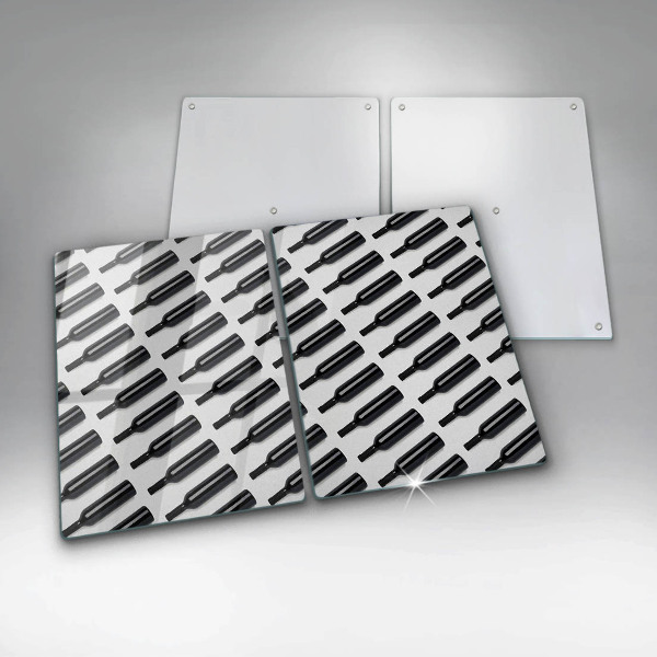 Protection plaque induction Bouteilles de vin noir