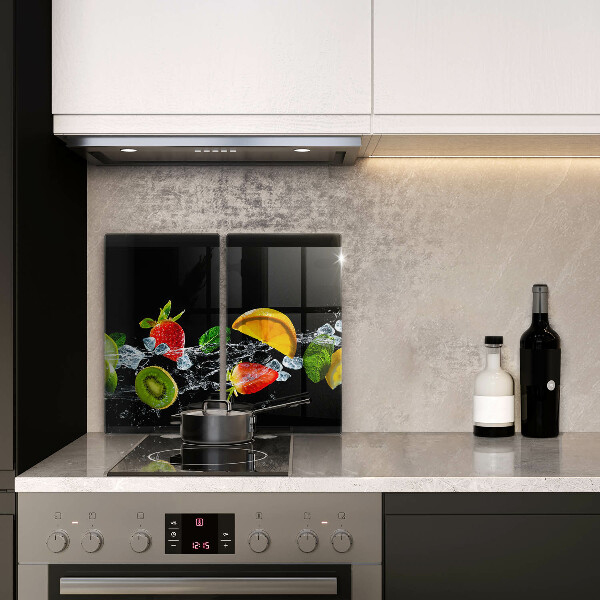 Protection plaque induction Fruits dans l'eau