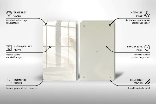 Protection plaque induction Texture crémeuse