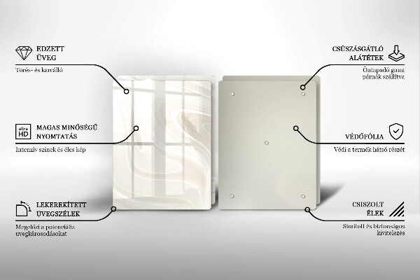 Protection plaque induction Texture crémeuse