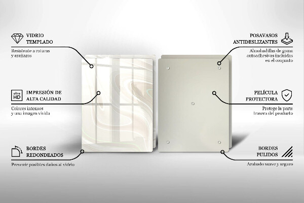 Protection plaque induction Texture crémeuse