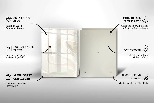 Protection plaque induction Texture crémeuse