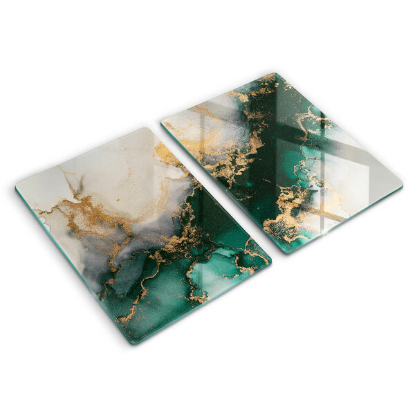 Protection plaque induction Marbre multicolore