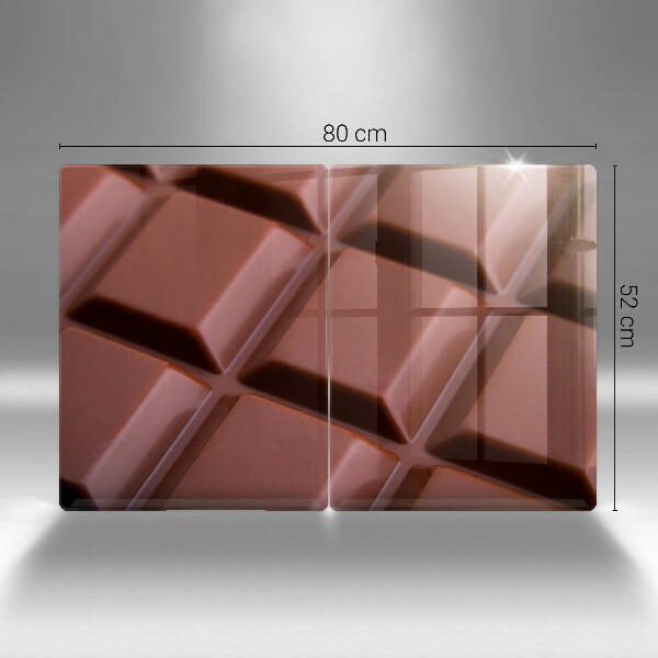 Protection plaque induction Cubes de chocolat