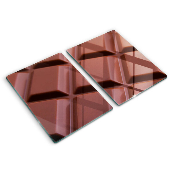 Protection plaque induction Cubes de chocolat