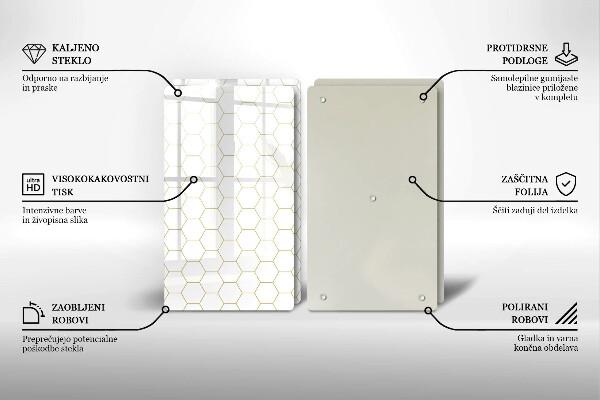 Protection plaque induction Motifs abstraits