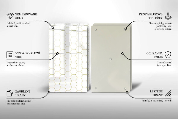 Protection plaque induction Motifs abstraits