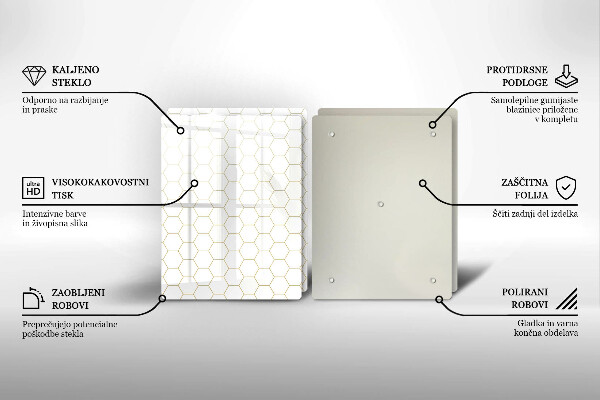 Protection plaque induction Motifs abstraits