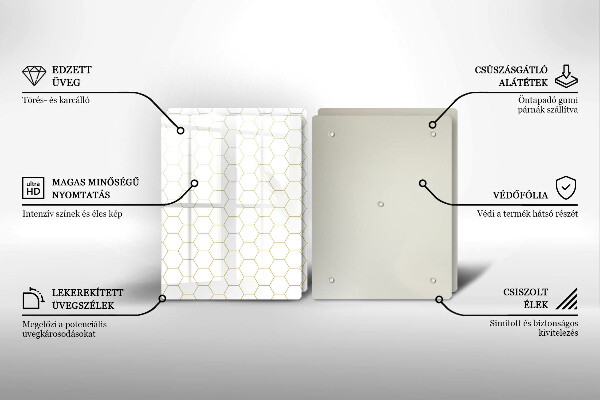 Protection plaque induction Motifs abstraits