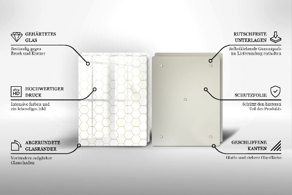 Protection plaque induction Motifs abstraits