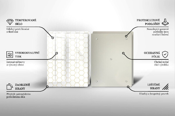 Protection plaque induction Motifs abstraits