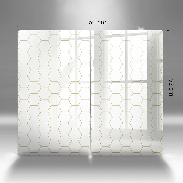 Protection plaque induction Motifs abstraits