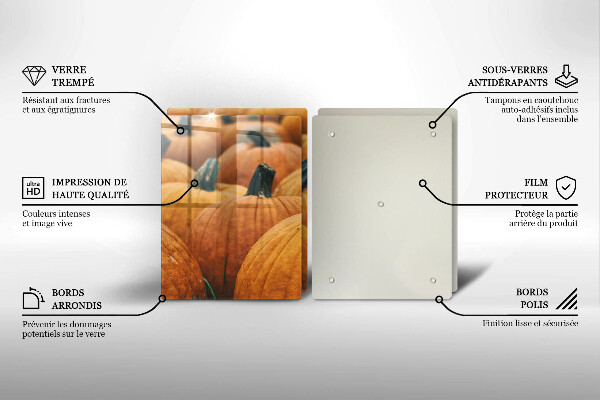 Protection plaque induction Citrouilles