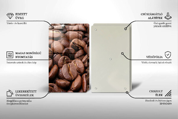 Protection plaque induction Grains de café