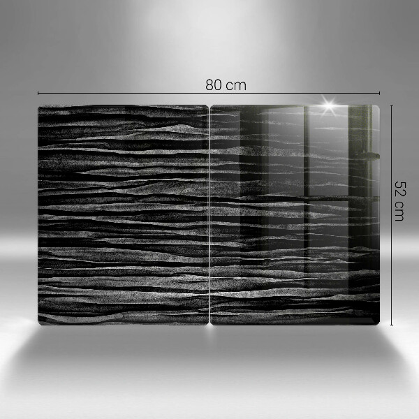 Protection plaque induction Abstraction noire