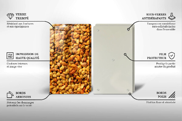 Protection plaque induction Mélange de noix