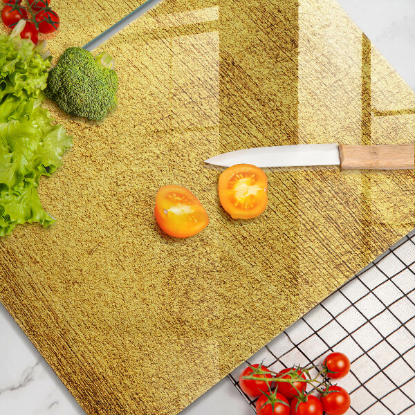 Protection plaque induction Abstraction jaune