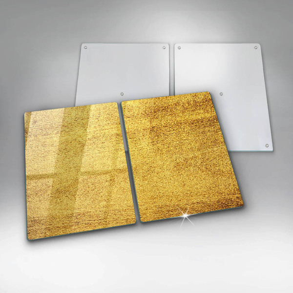 Protection plaque induction Abstraction jaune