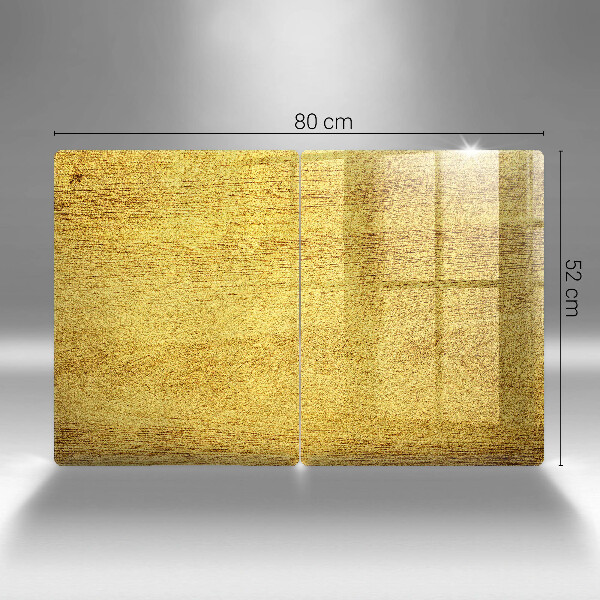 Protection plaque induction Abstraction jaune