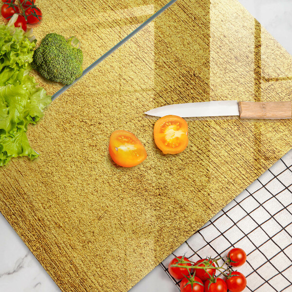 Protection plaque induction Abstraction jaune