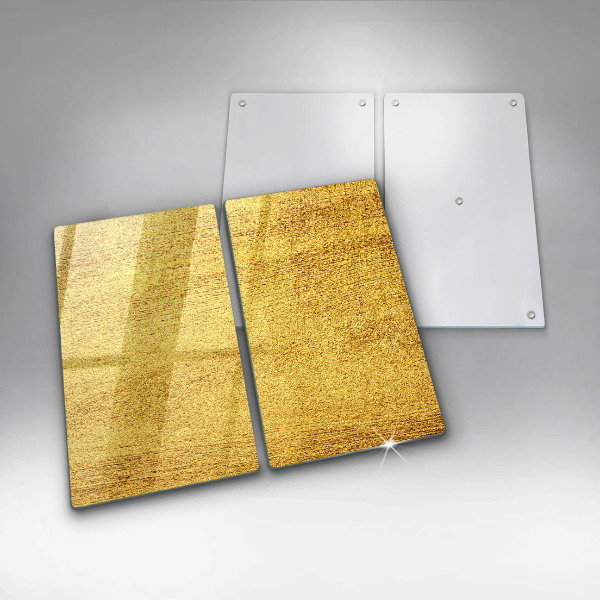 Protection plaque induction Abstraction jaune