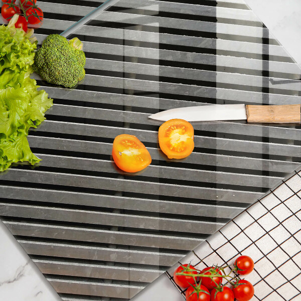 Protection plaque induction Lignes métalliques