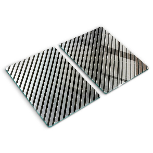 Protection plaque induction Lignes métalliques