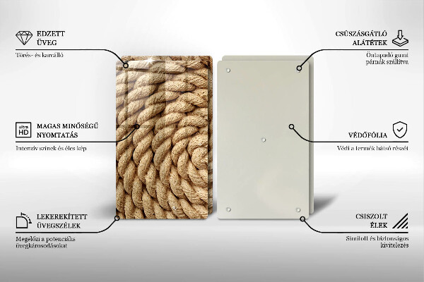 Protection plaque induction Corde enroulée