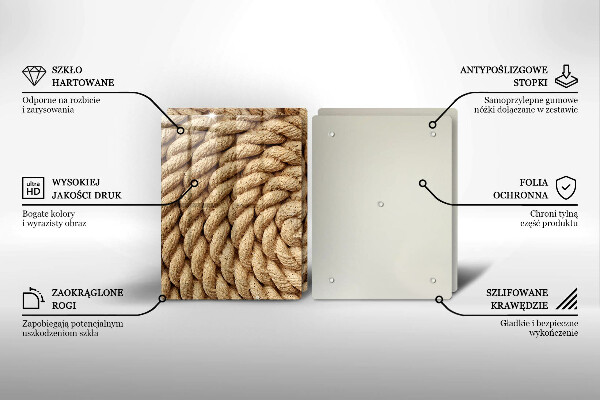 Protection plaque induction Corde enroulée