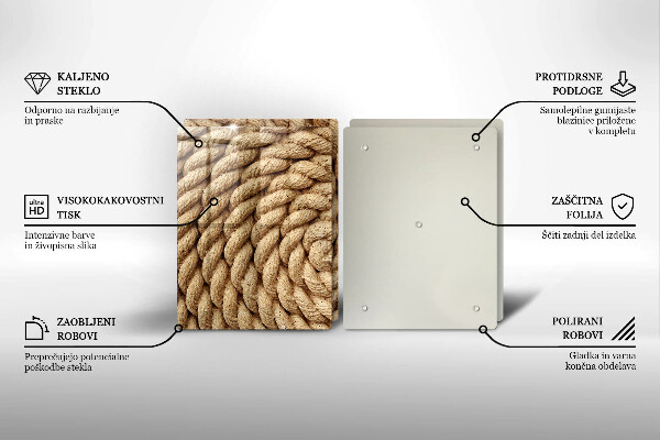 Protection plaque induction Corde enroulée