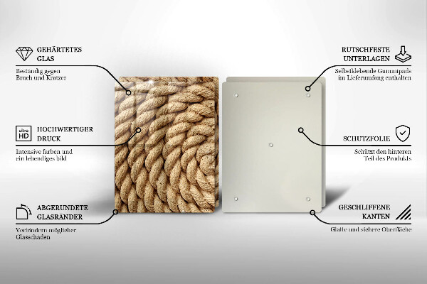 Protection plaque induction Corde enroulée