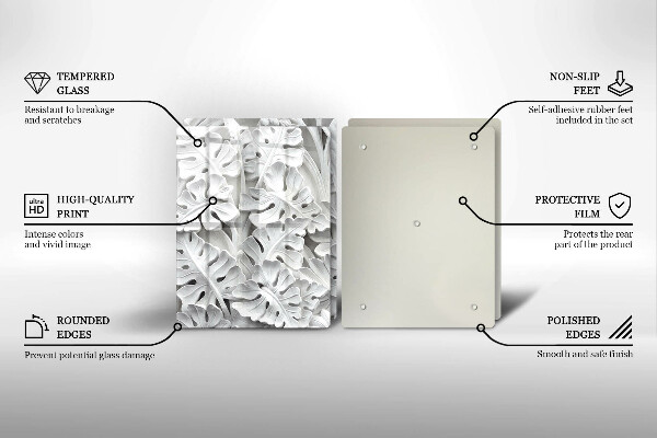 Protection plaque induction fleurs blanches