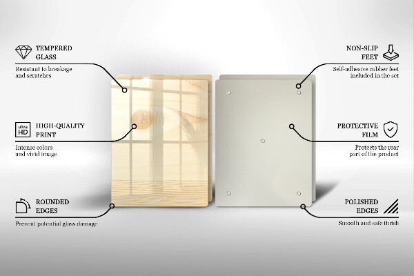 Protection plaque induction Une planche de bois