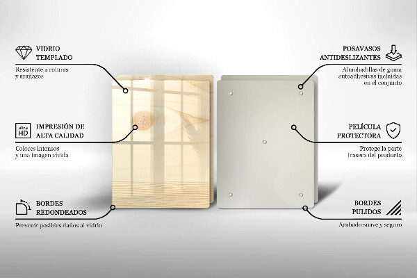 Protection plaque induction Une planche de bois