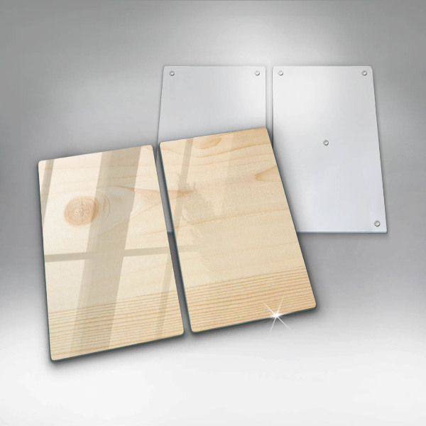 Protection plaque induction Une planche de bois